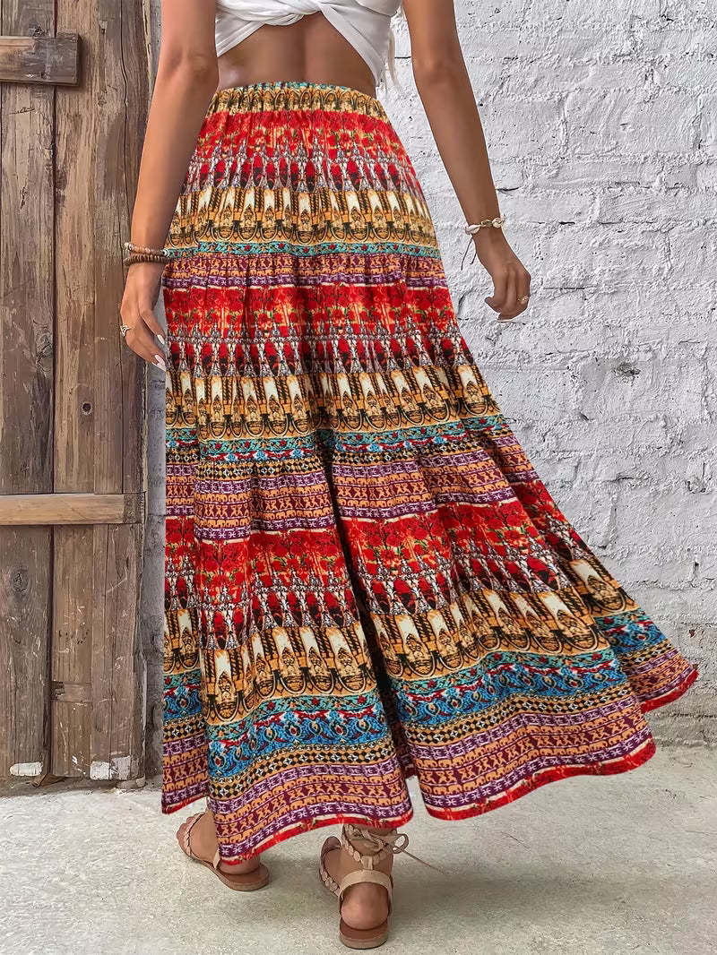 Bohemian Ethnic Style Vacation Beach Dress